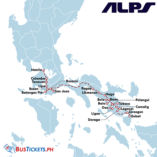 Alps Bus Online Booking, Schedules, and Routes